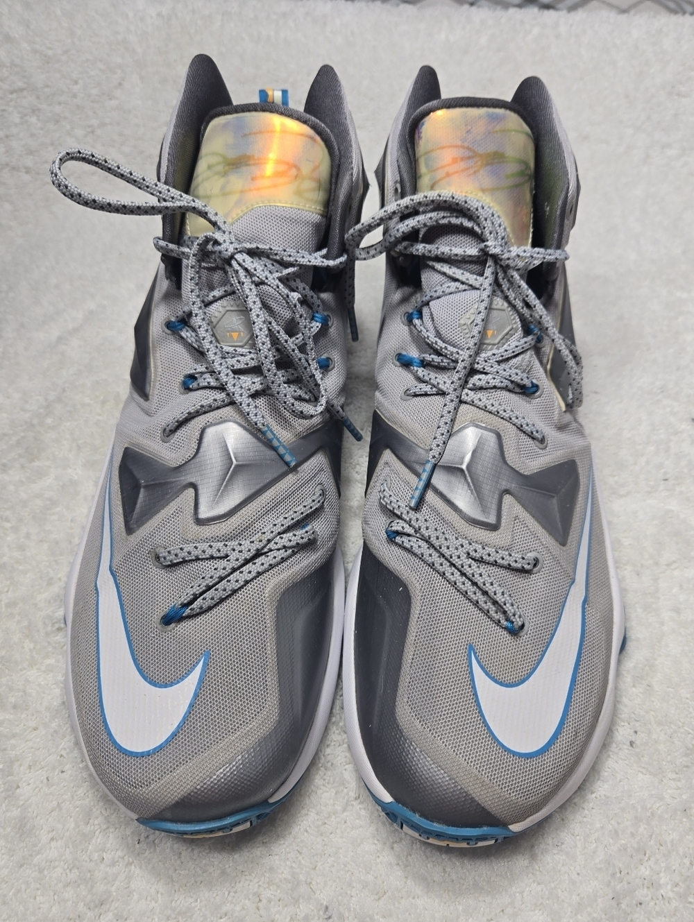 Size 12 - Nike LeBron 13 Blue Lagoon 2015 No Box - Picture 3 of 13